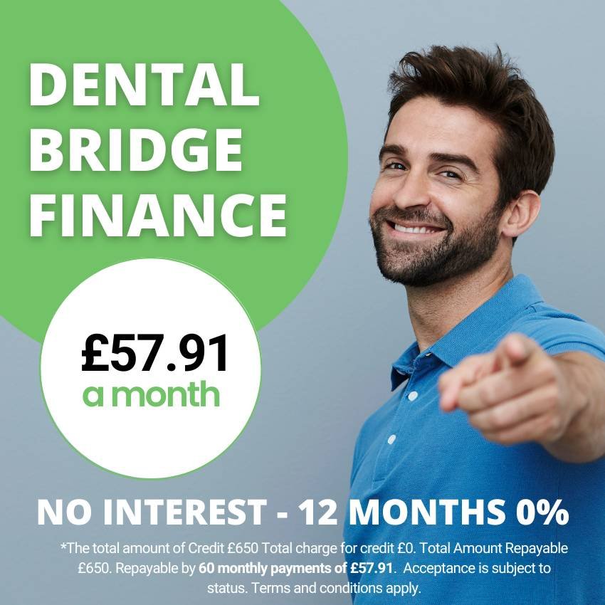 Dental bridge finance offer