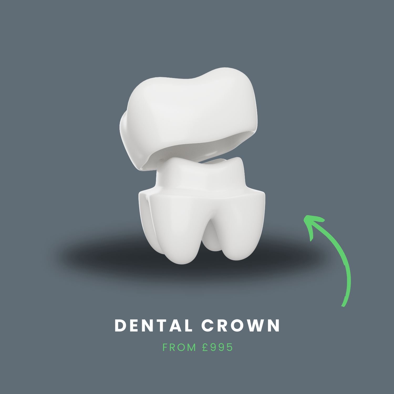 dental crown render