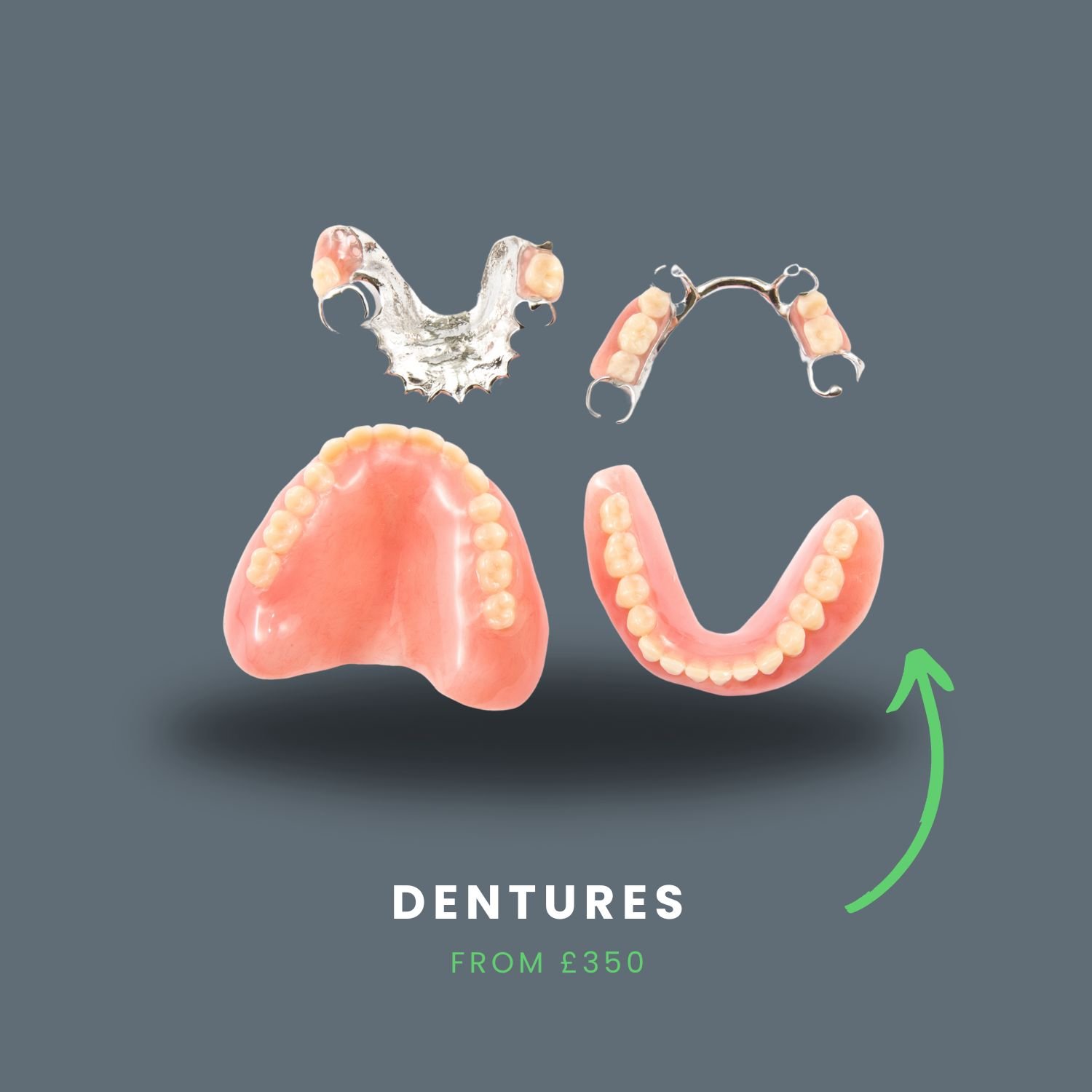 cost of dentures illustration
